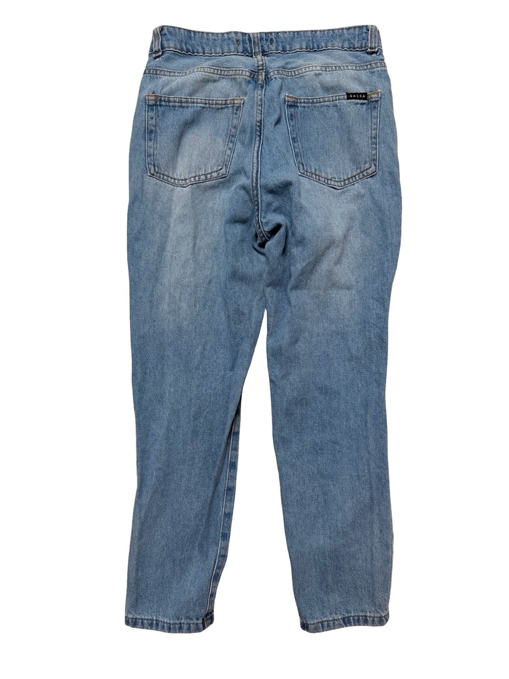 Salsa Light Wash High Rise Tapered Cropped Ankle Jeans Size 30 - Picture 5 of 8